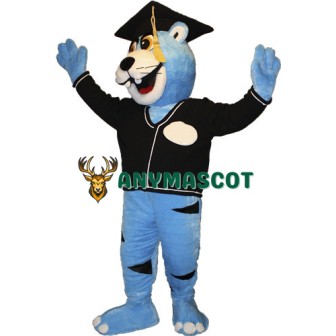 Blue Erudite Panther Mascot Costume