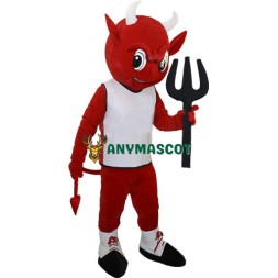 Angry Devil Mascot Costume