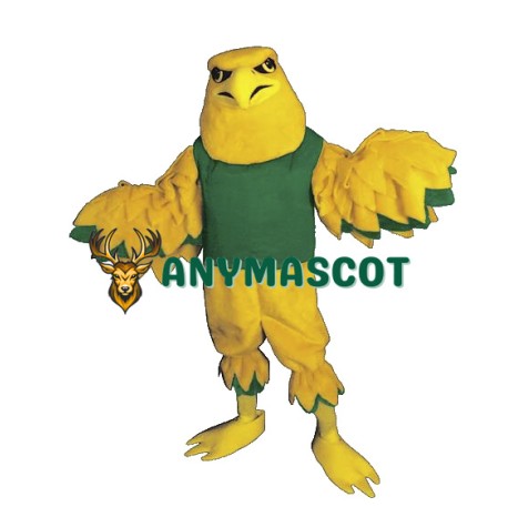 Yellow Eagle Mascot Costume