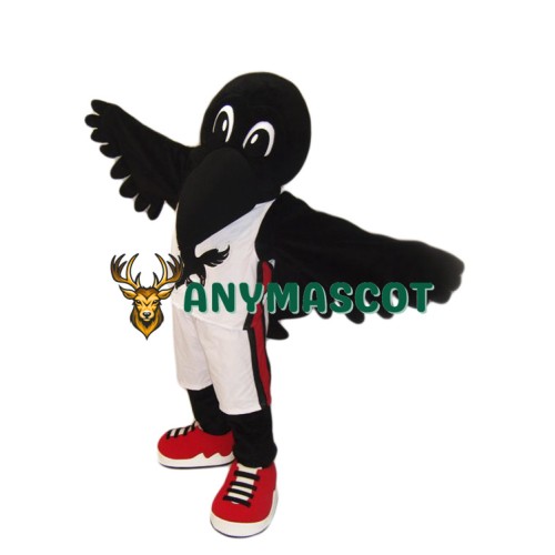 Black Raven Mascot Costume