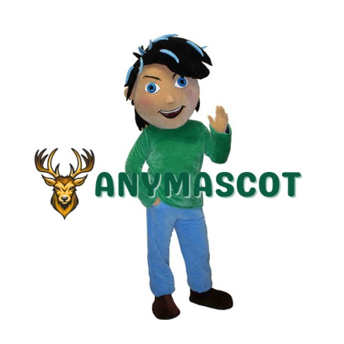 Handsome Boy Mascot Costume