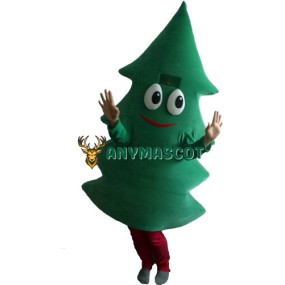 Happy Christmas Tree Mascot Costume