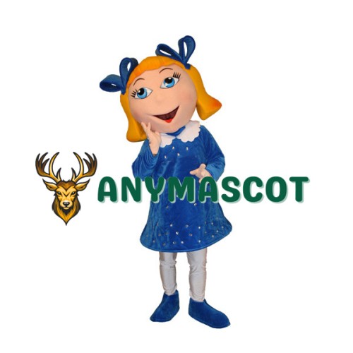 Beautiful Girl Mascot Costume