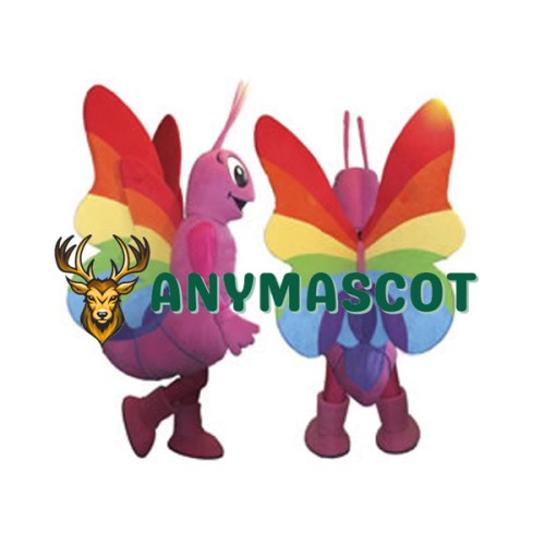 Colorful Butterfly Mascot Costume
