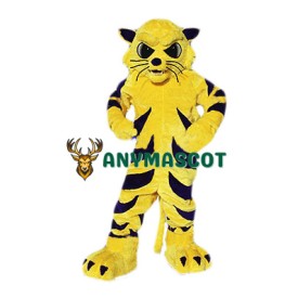Yellow Wildcat Mascot Costume