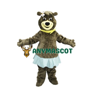 Beautiful Female Bear Mascot Costume