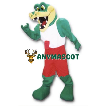 Friendly Lightweight Gator Mascot Costume