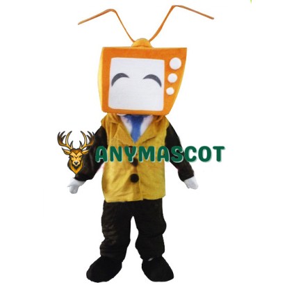 Orange TV Mascot Costume