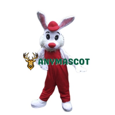 Lovely White Bunny Mascot Costume
