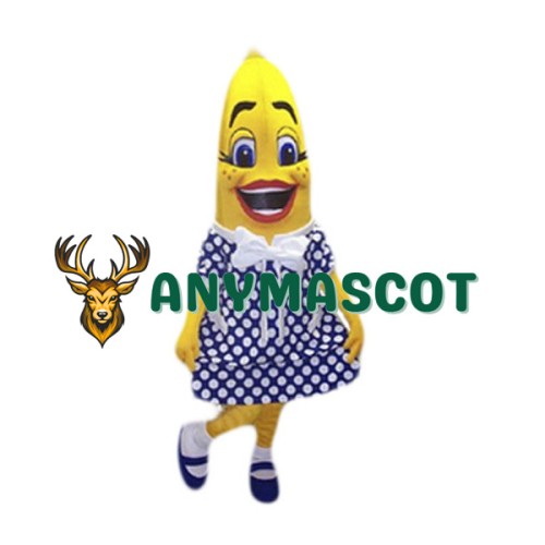 Girl Banana Mascot Costume