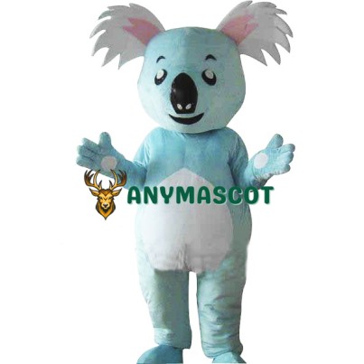 Blue Koala Mascot Costume