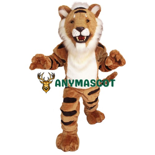 Striped Tiger Mascot Costume