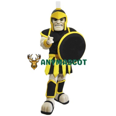 Black & Yellow Trojan Warrior Mascot Costume