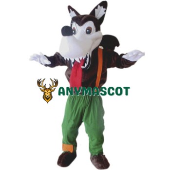 Wild Wolf Mascot Costume
