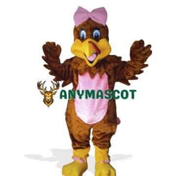 Girl Turkey Mascot Costume