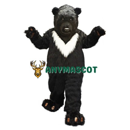 Big Black Bear Mascot Costume