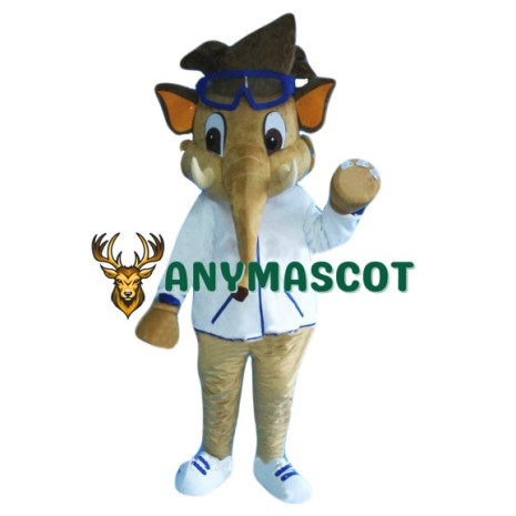 Boy Elephant Mascot Costume