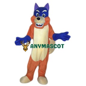 Blue Fox Mascot Costume