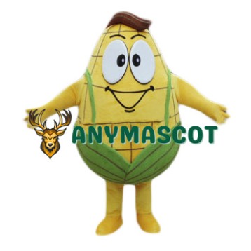 Golden Mr Corn Mascot Costume