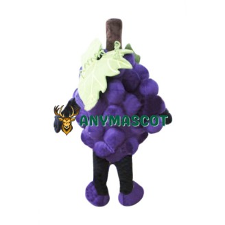 Purple Grape Mascot Costume