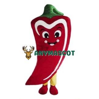 Red Chili Mascot Costume