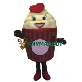 Girl Ice Cream Mascot Costume