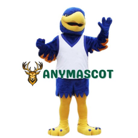 Power Blue Eagle Mascot Costume