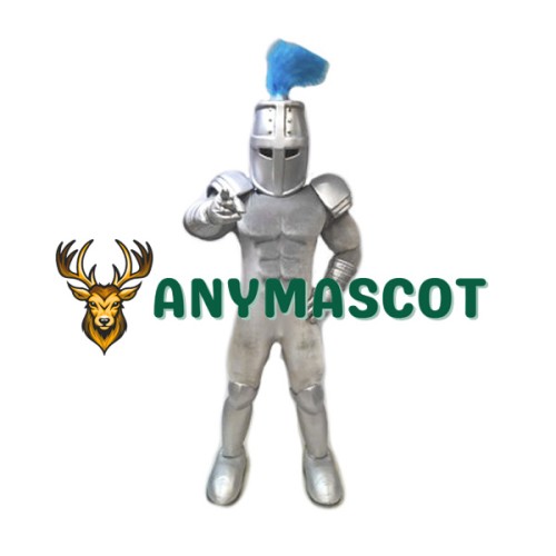 Power Silver Knight Mascot Costume