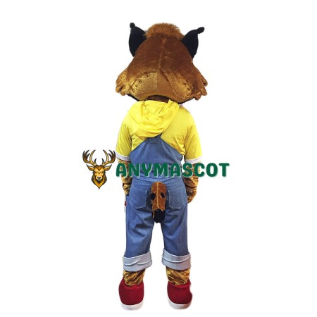 Friendly Wildcat Mascot Costume