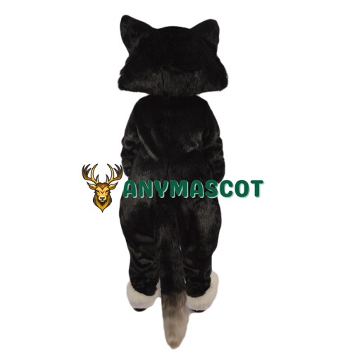 Happy Black Cat Mascot Costume