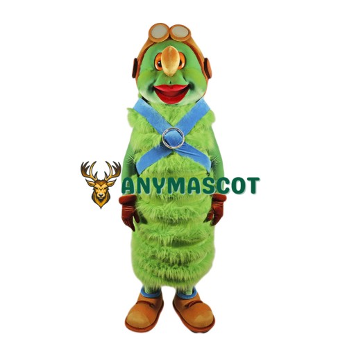 Green Caterpillar Mascot Costume