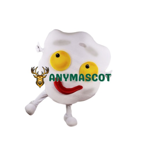 Fried Egg Mascot Costume