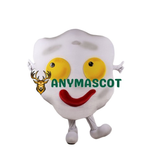 Fried Egg Mascot Costume