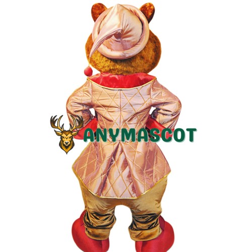 Smiling Lightweight Bear Mascot Costume