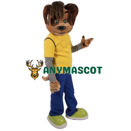 College Puppy Dog Mascot Costume