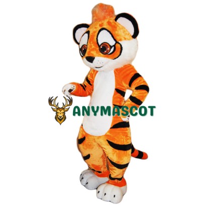 Cute Amur Tiger Mascot Costume