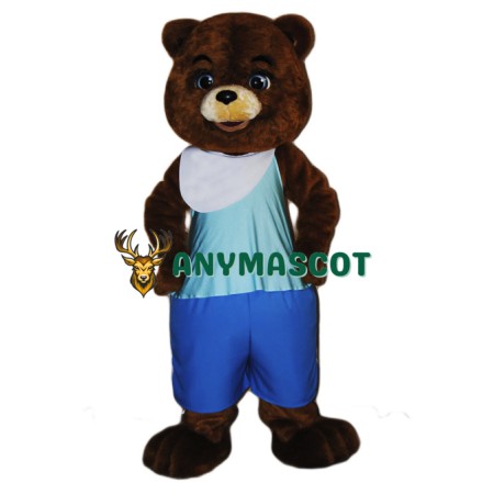Footballer Bear Mascot Costume