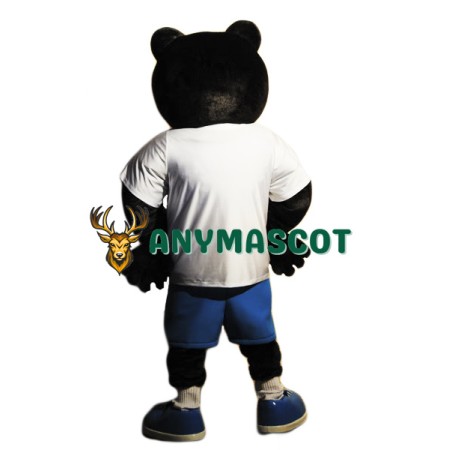 Cute Sport Brown Bear Mascot Costume