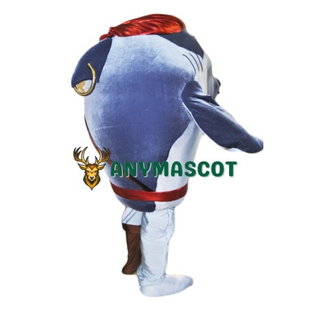 Pirate Shark Mascot Costume