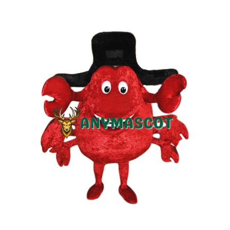 Happy Lightweight Crab Mascot Costume