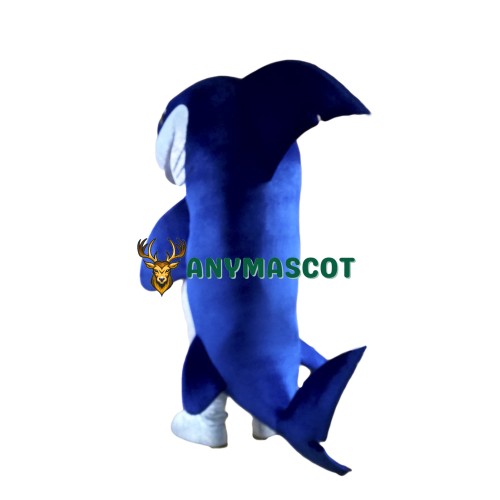 Professional Quality Blue Shark Mascot Costume