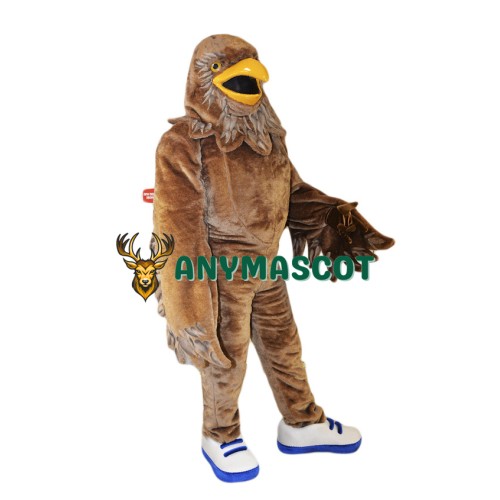 Fierce Brown Eagle Mascot Costume