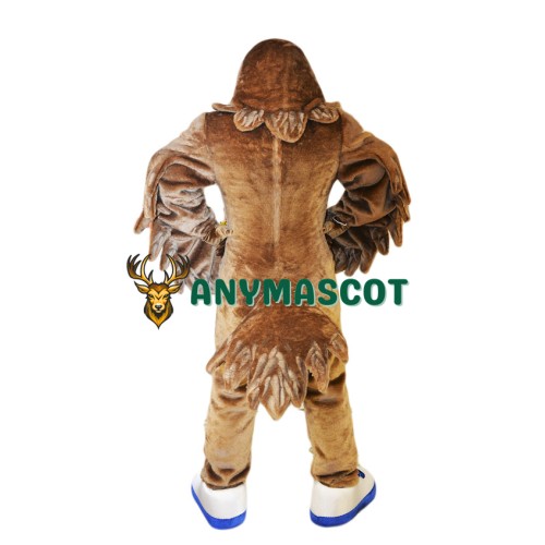 Fierce Brown Eagle Mascot Costume
