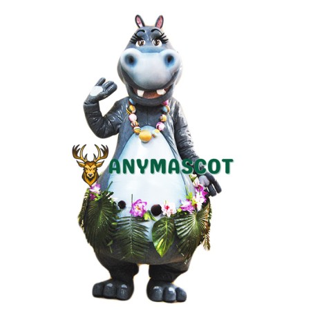 Beautiful Hippopotamus Mascot Costume
