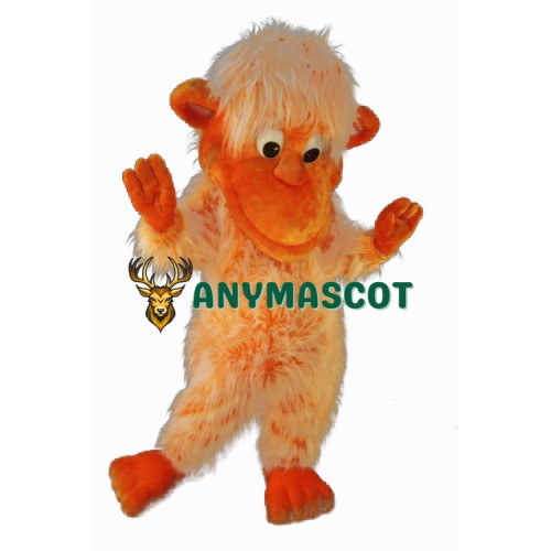Orange Monkey Mascot Costume