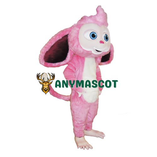 Pink Monkey Mascot Costume