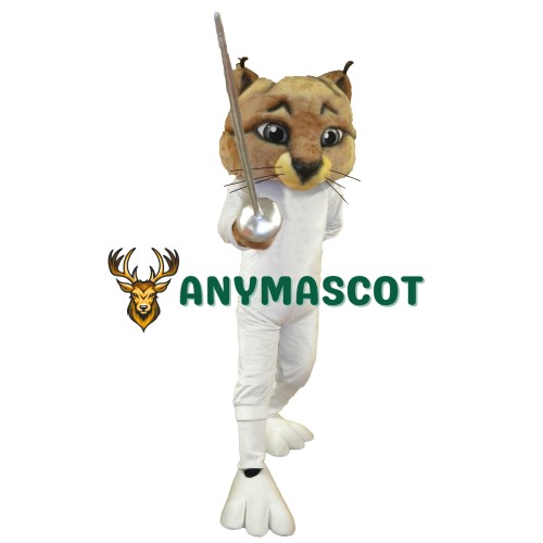 Fencer Cat Mascot Costume