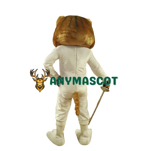 Fencer Cat Mascot Costume