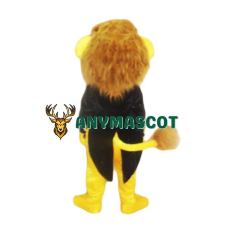Cute Yellow Lion Mascot Costume