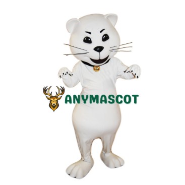 White Cat Mascot Costume
